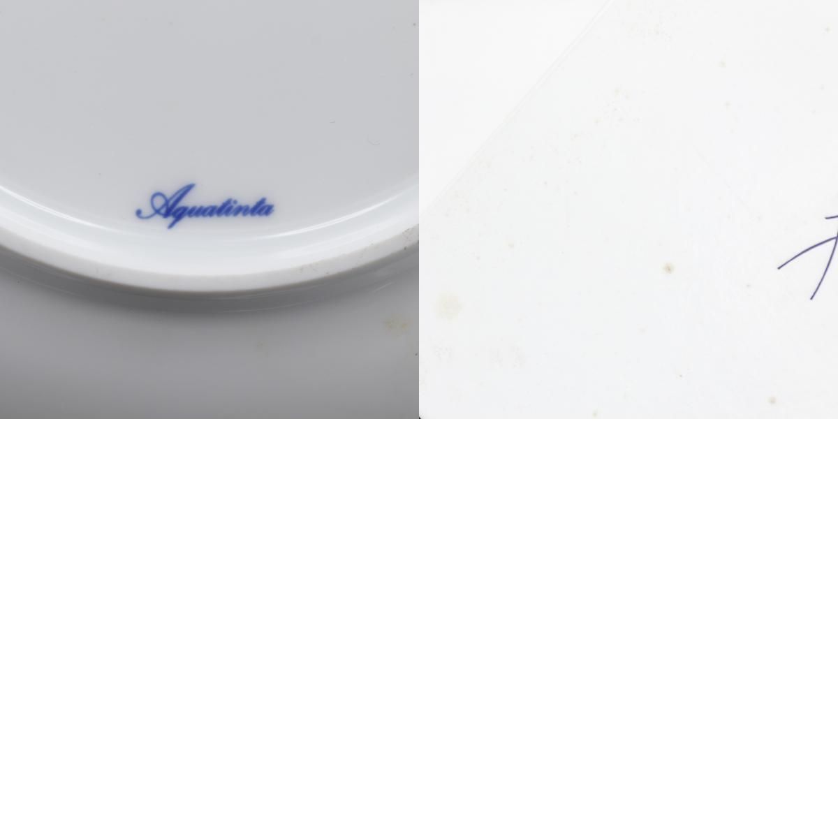 Meissen】マイセン 1998 イヤープレート 寅 干支 陶器 白 _ 食器