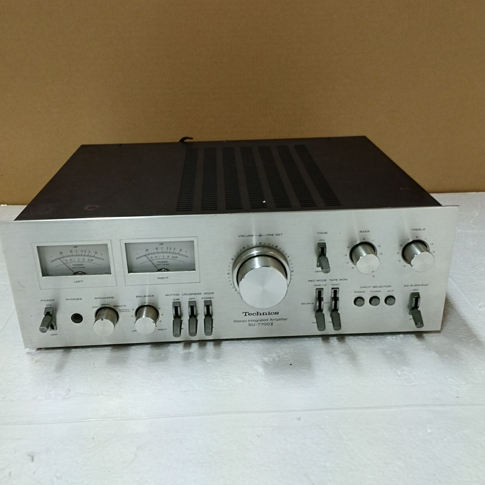 D14391】 Technics テクニクス SU-7700 アンプ +RS-617Uカセットデッキ