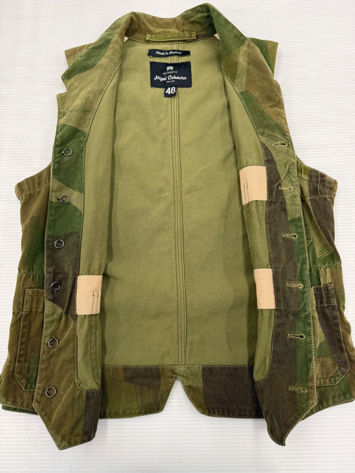 NIGEL CABOURN ナイジェルケーボン 迷彩柄ベスト メンズ トップス