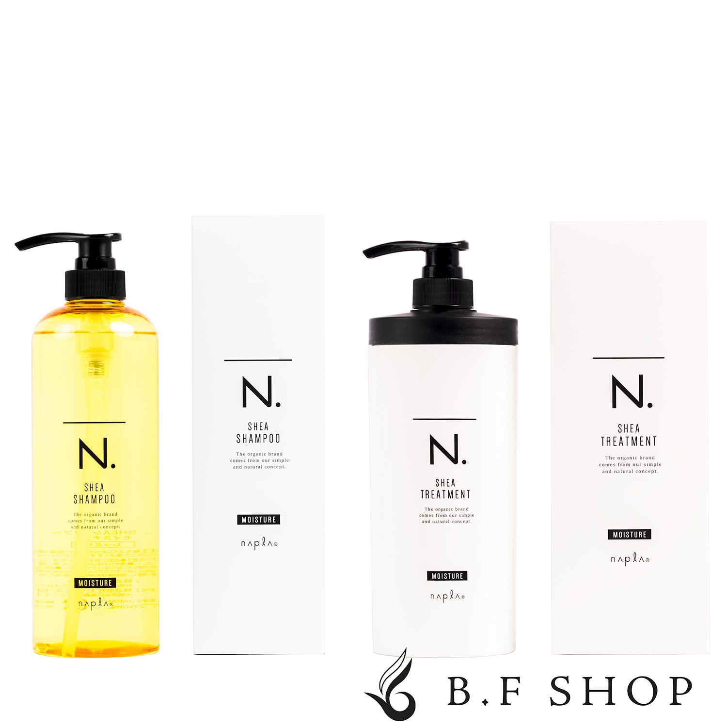【セット品】ナプラ N. シアシャンプー モイスチャー 750ml ＆ シアトリートメント モイスチャー 650g SHEA エヌドット napla LSC