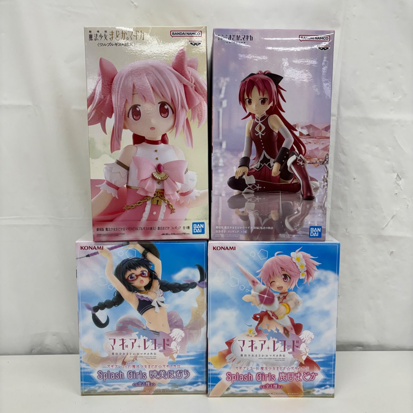 未開封 魔法少女まどか マギカ フィギュア 4個セット LF6099 f107