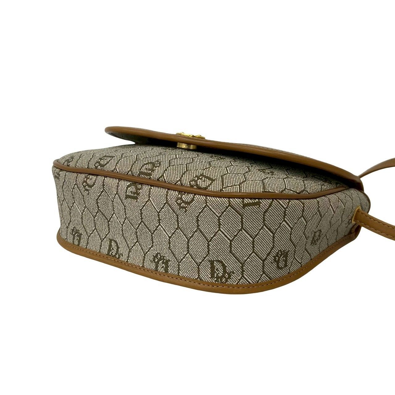 極 美品 Christian Dior ディオール ヴィンテージ ハニカム柄 ロゴ 