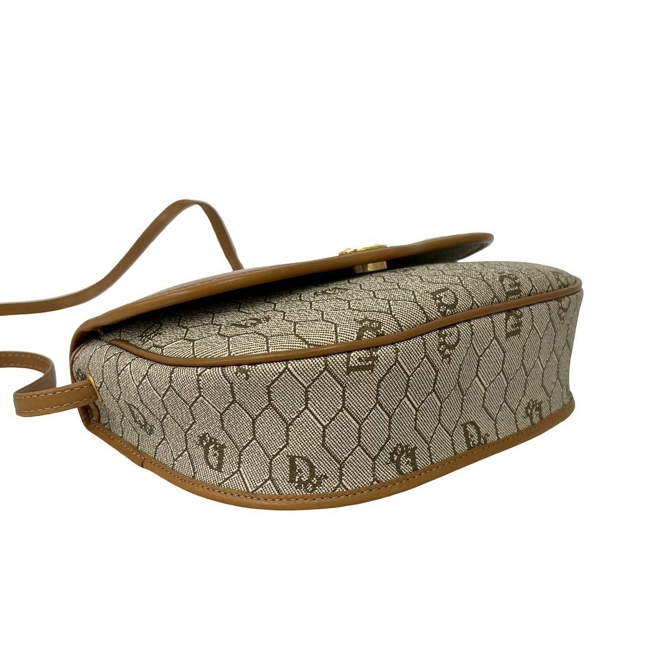極 美品 Christian Dior ディオール ヴィンテージ ハニカム柄 ロゴ 