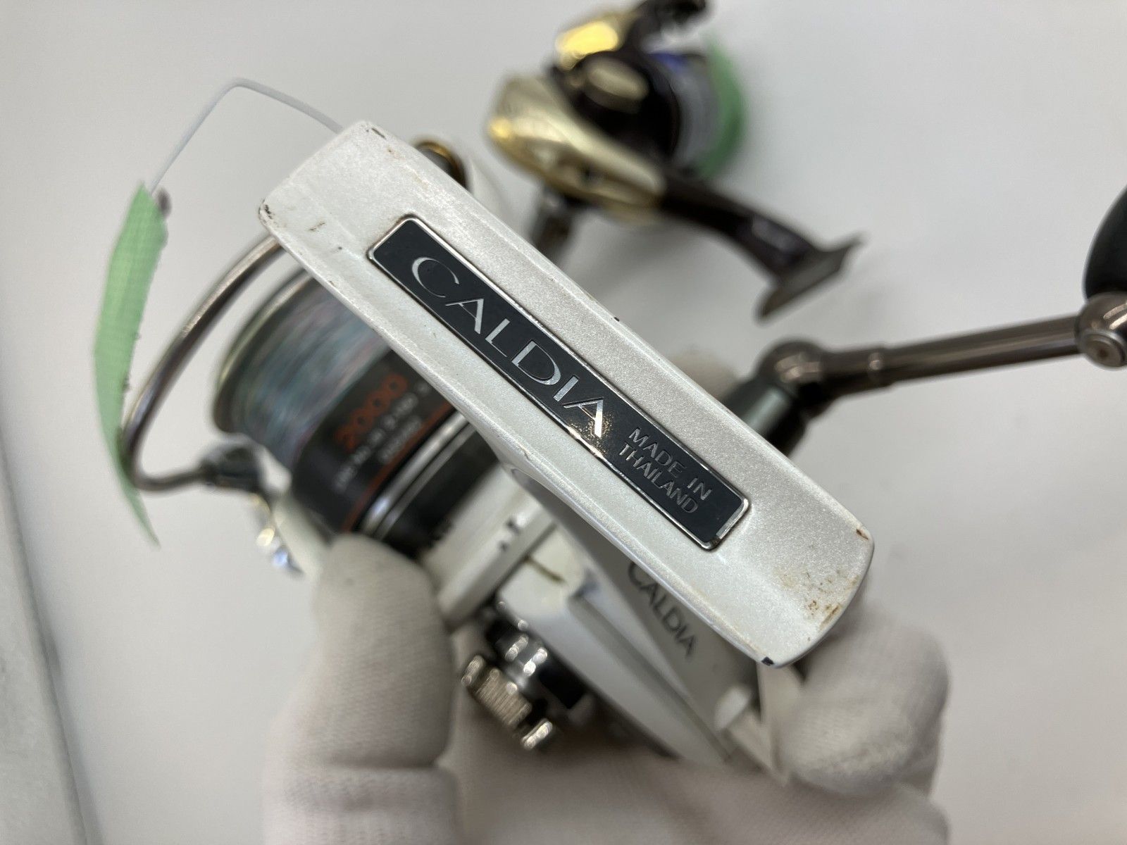 Daiwa Caldia 2000 CY-1500 Spinning Reel 2 Piece Set REAL FOUR Fishing Reels Sea Fishing Bass Fishing Freshwater Fishing Japanese Brand Used Fishing Tackle