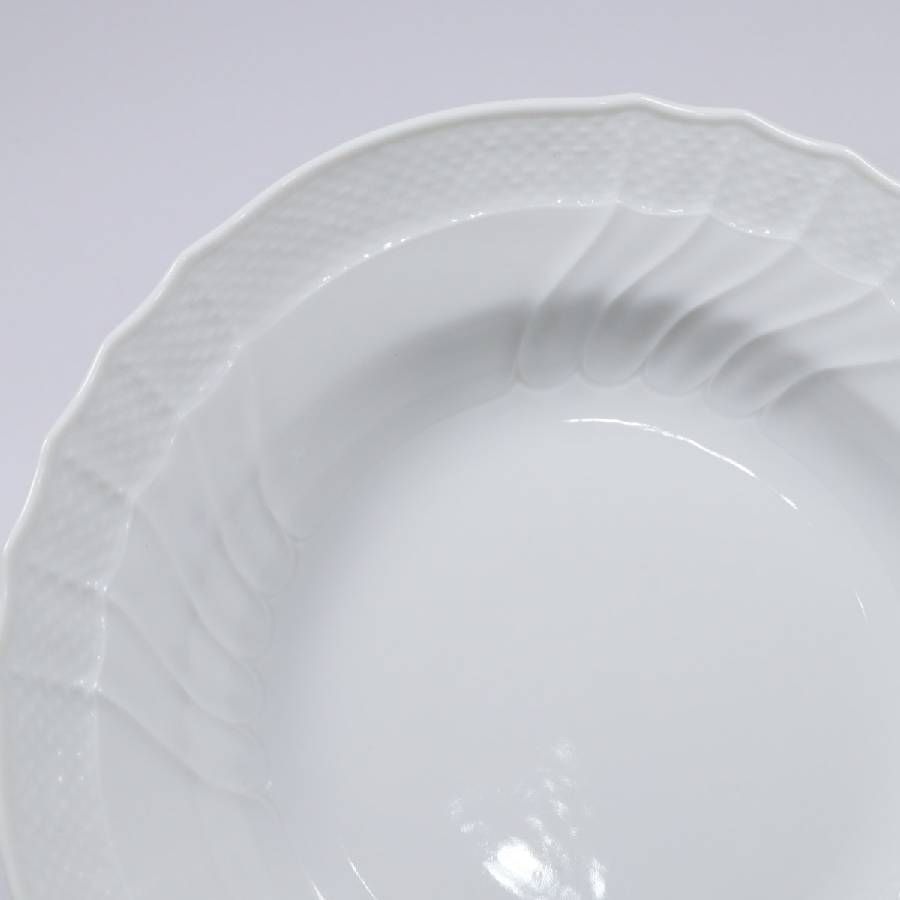 2枚セット】 リチャードジノリ 23cm ベッキオホワイト スープ皿 深皿