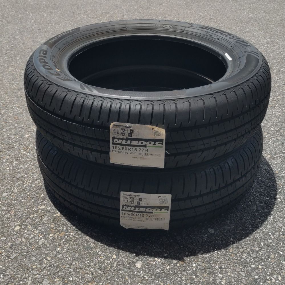 新品未使用倉庫保管品 サマータイヤ ブリヂストン ECOPIA NH200C 165 
