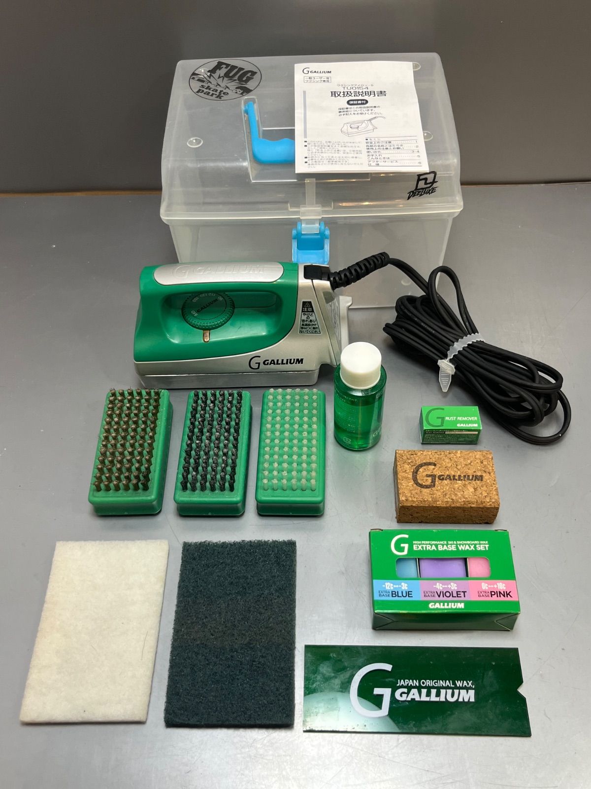 ガリウム GALLIUMトライアルワクシングBOX アイロン ワックス セット GALLIUM ガリウム TRIAL WAXING SET トライアルワクシングセット