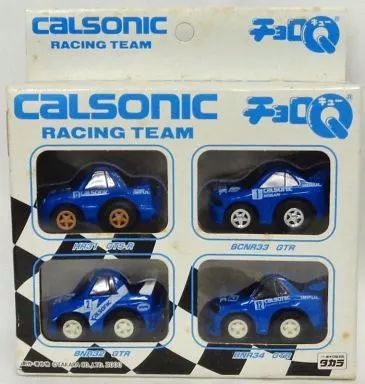 中古】ミニカー チョロQ カルソニックレーシングチームセット(ブルー