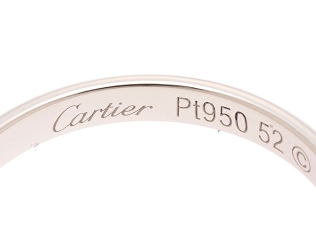 Cartier カルティエ 貴金属・宝石 バンドリング 指輪 PT950 プラチナ