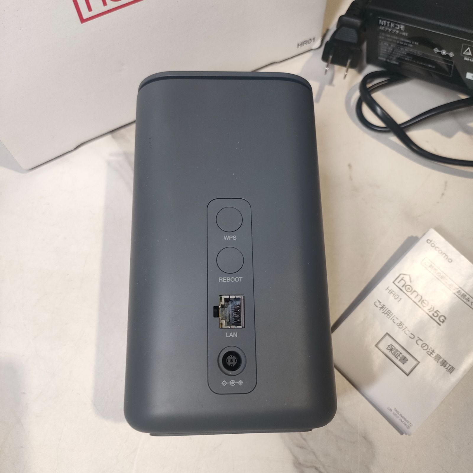 美品・箱付】docomo home5G HR01 ホームルーター - メルカリ