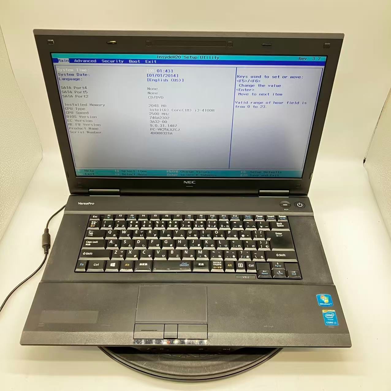 【ジャンク品】NEC Corei3 ジャンク】NEC VersaPro VK25LXZCJ Core i3-4100M - メルカリ