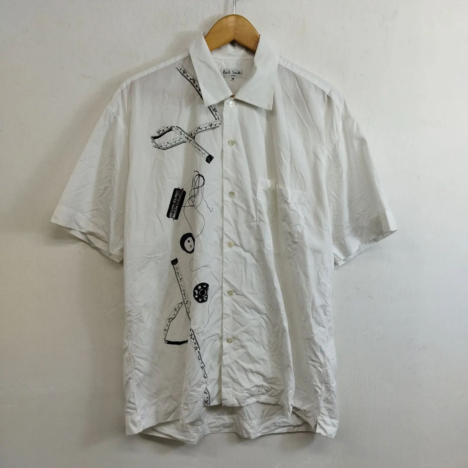 Paul Smith ポールスミス 半袖 シャツ グラフィックプリント メジャー