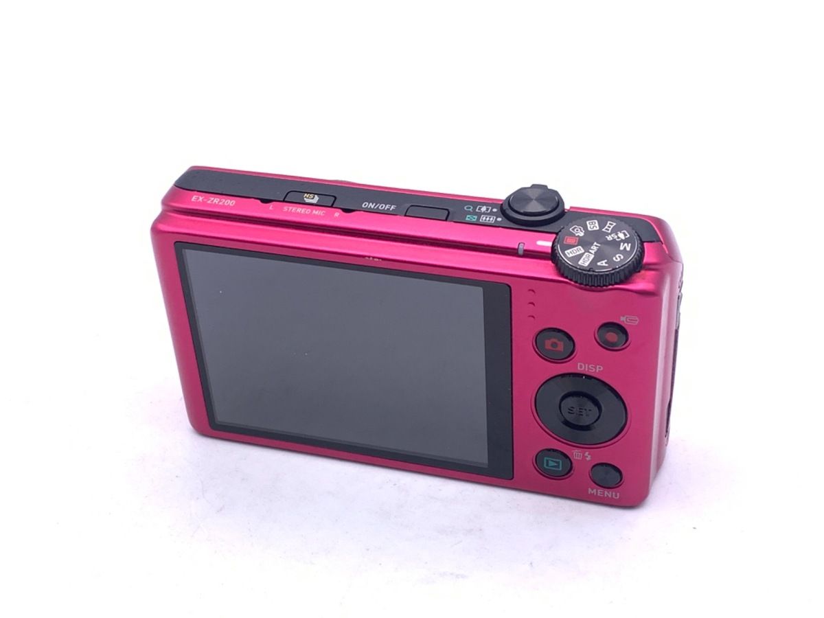 中古】 【良品】 カシオ EXILIM EX-ZR200 レッド - メルカリ