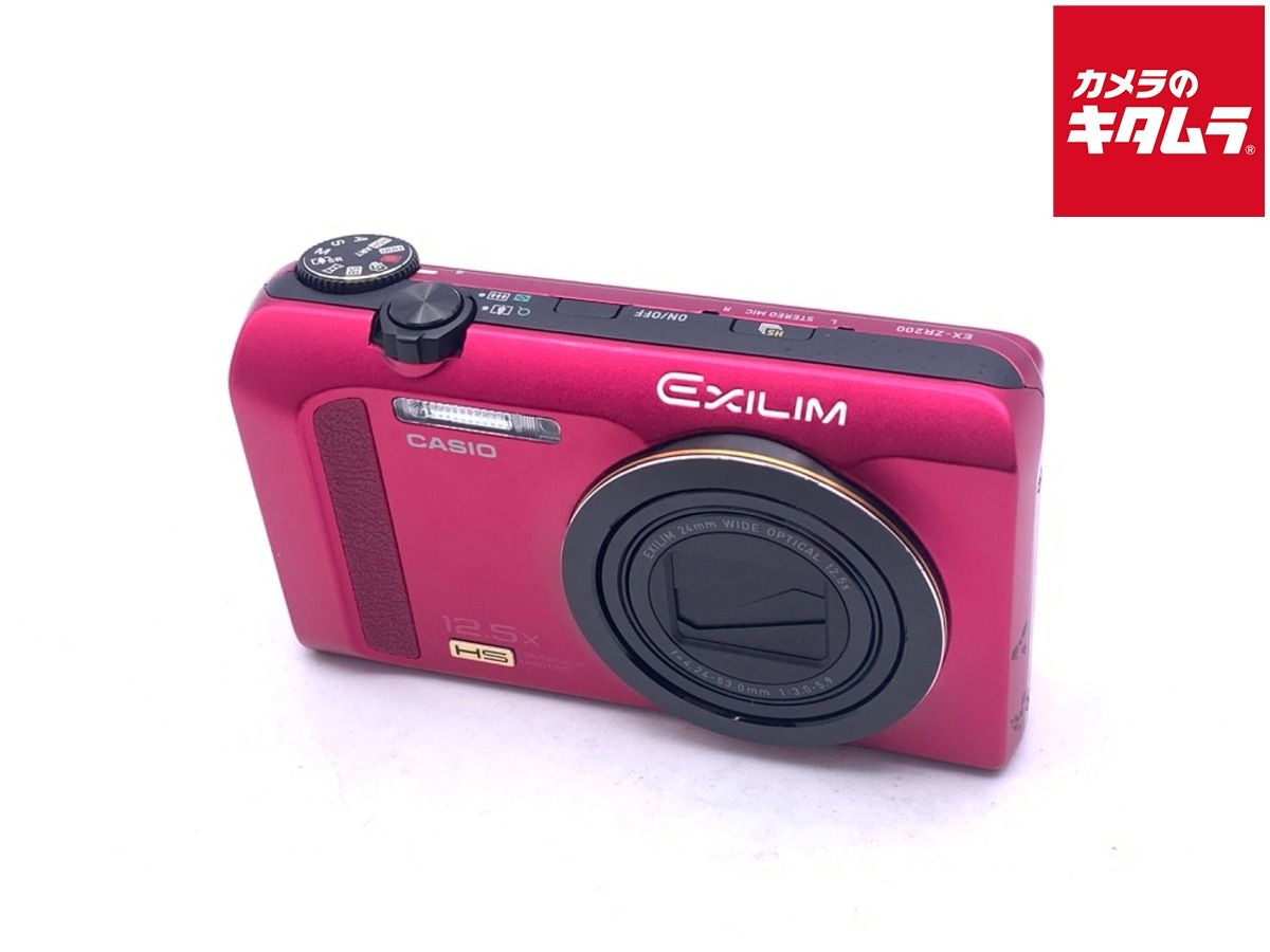 中古】 【良品】 カシオ EXILIM EX-ZR200 レッド - メルカリ
