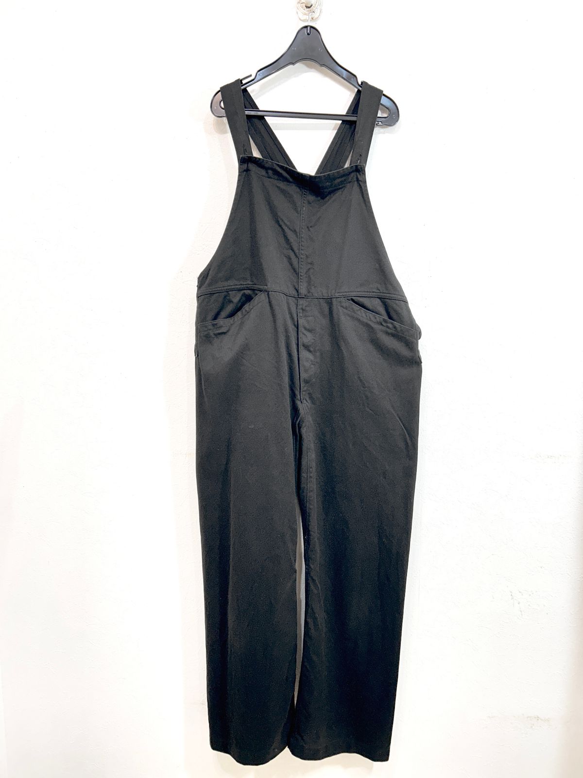 ARGUE ブラックオーバーオール ARGUE (F) VINTAGE TWILL COTTON OVERALL オーバーオール 日本製