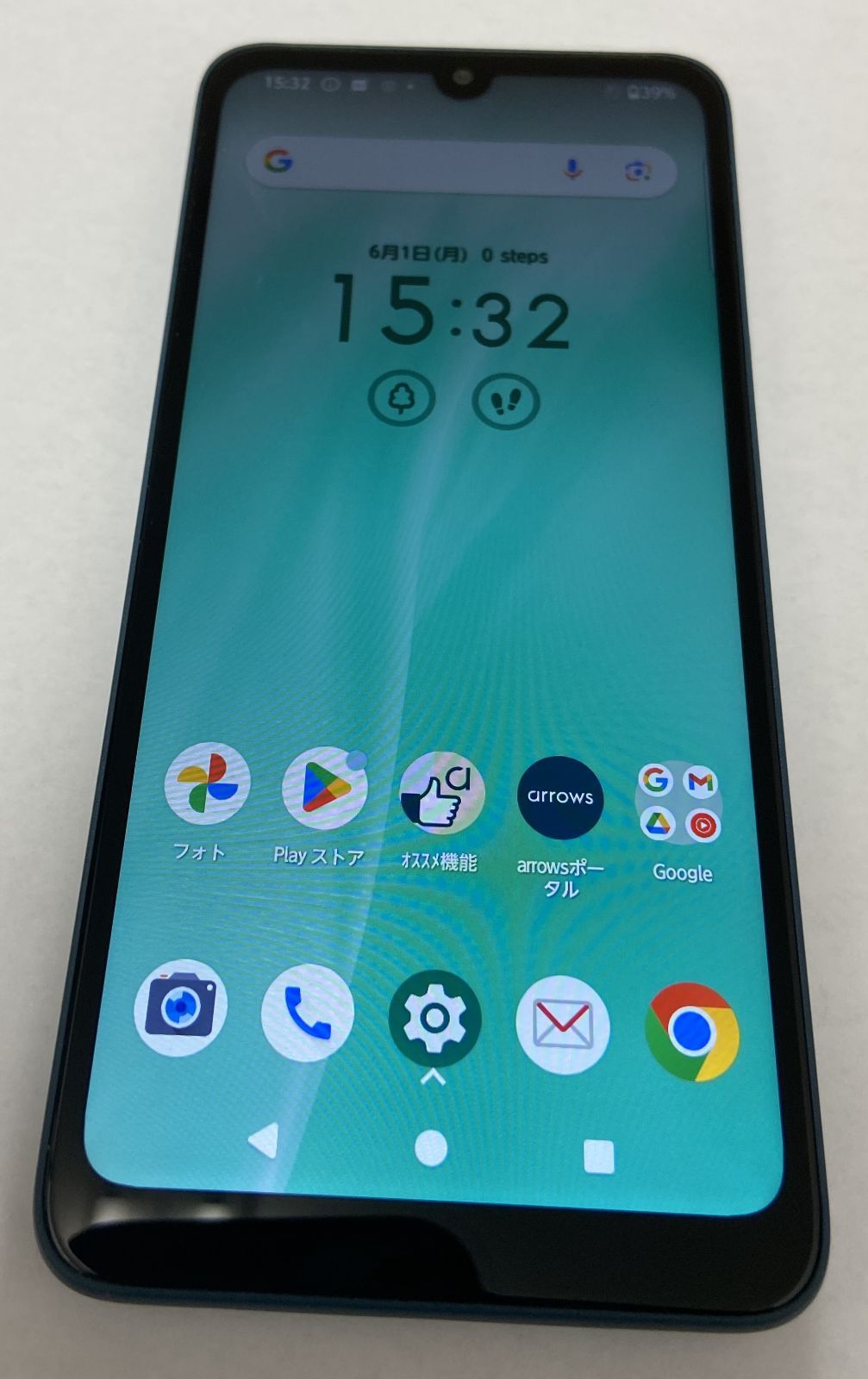arrows We2 F-52E docomo 本体（美品）ネイビーグリーン- メルカリ