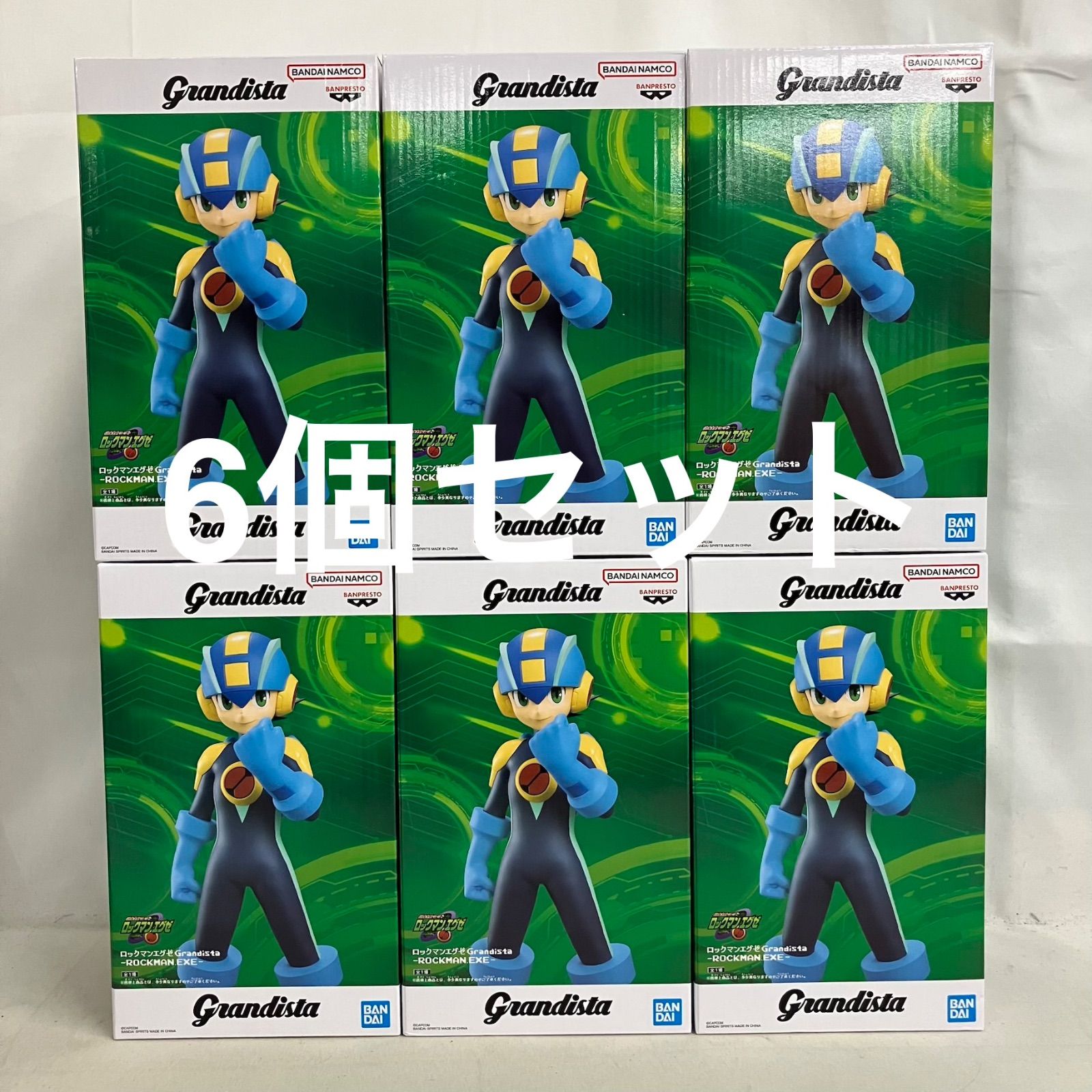 ロックマン グランディスタ まとめ売り 未開封 ロックマンエグゼ Grandista ロックマンエグゼ フィギュア 6個