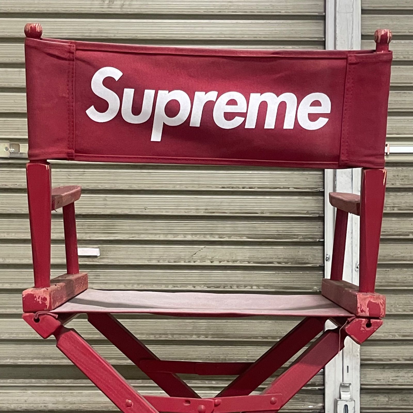 19ss シュプリーム SUPREME ディレクターズチェア ロゴ 折り畳み NPA】Supreme 19SS Directors Chair シュプリーム ディレクターズ