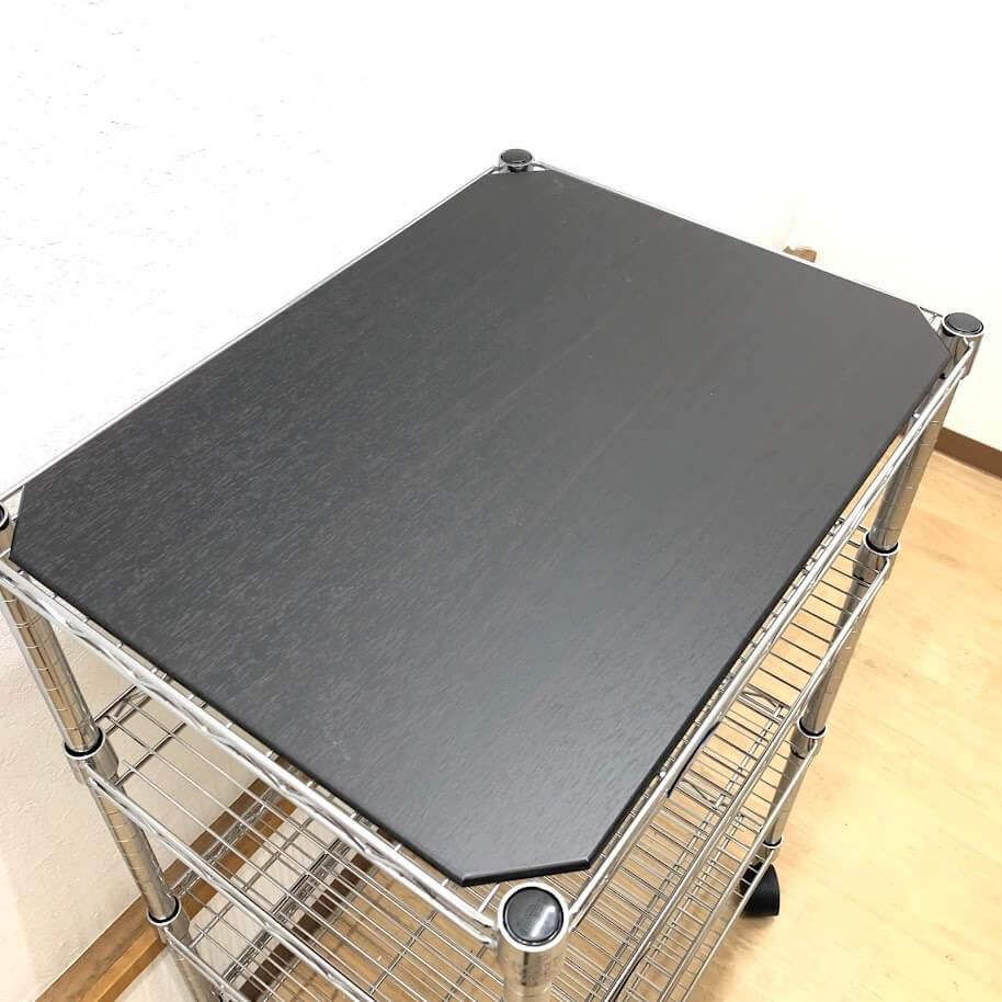 ss8725 【中古】 ルミナス メタルラック 61×46×95.5cm 4段 シルバー 