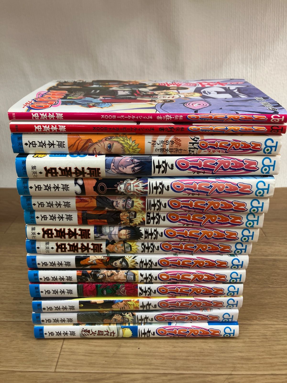 【中古本】岸辺なき流れ 上下2冊セット ☆①【未開封あり】NARUTO ナルト 1~72巻・外伝・関連本2冊 コミック