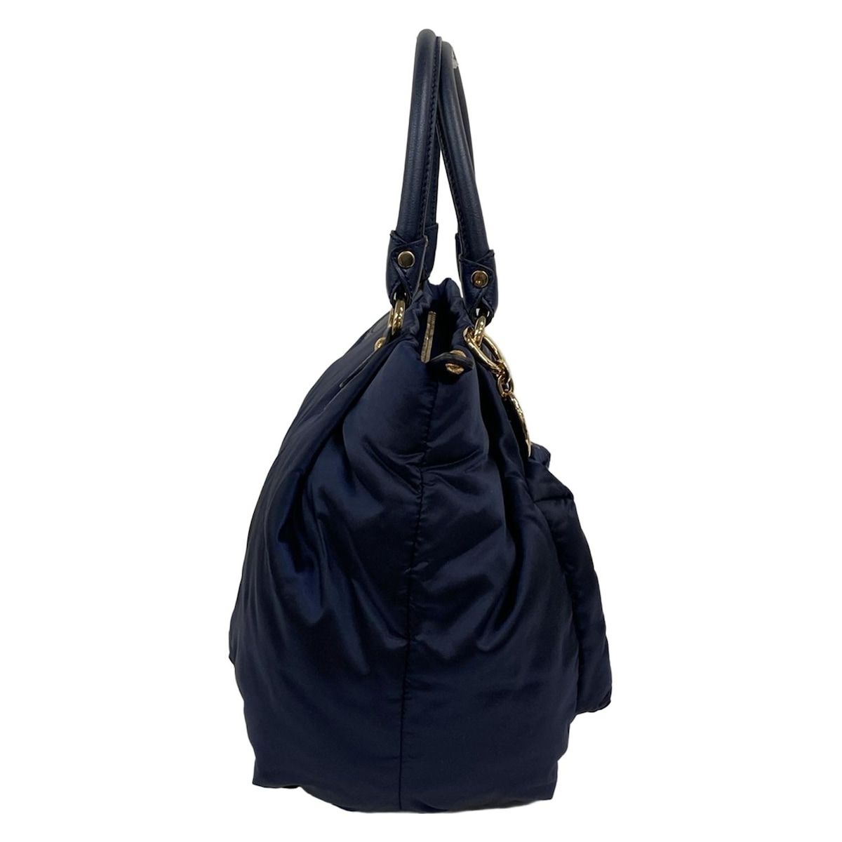 Tod’s トッズ レザー ハンドバッグ ネイビー TOD'S(トッズ) ハンドバッグ ネイビー レザー - メルカリ