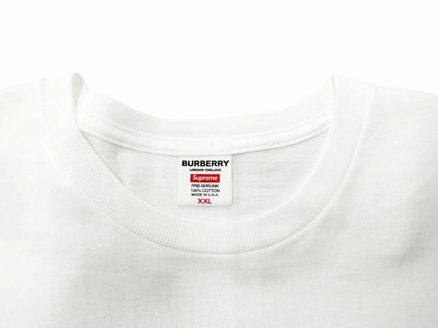 シュプリーム SUPREME × BURBERRY バーバリー 22SS Box Logo Tee