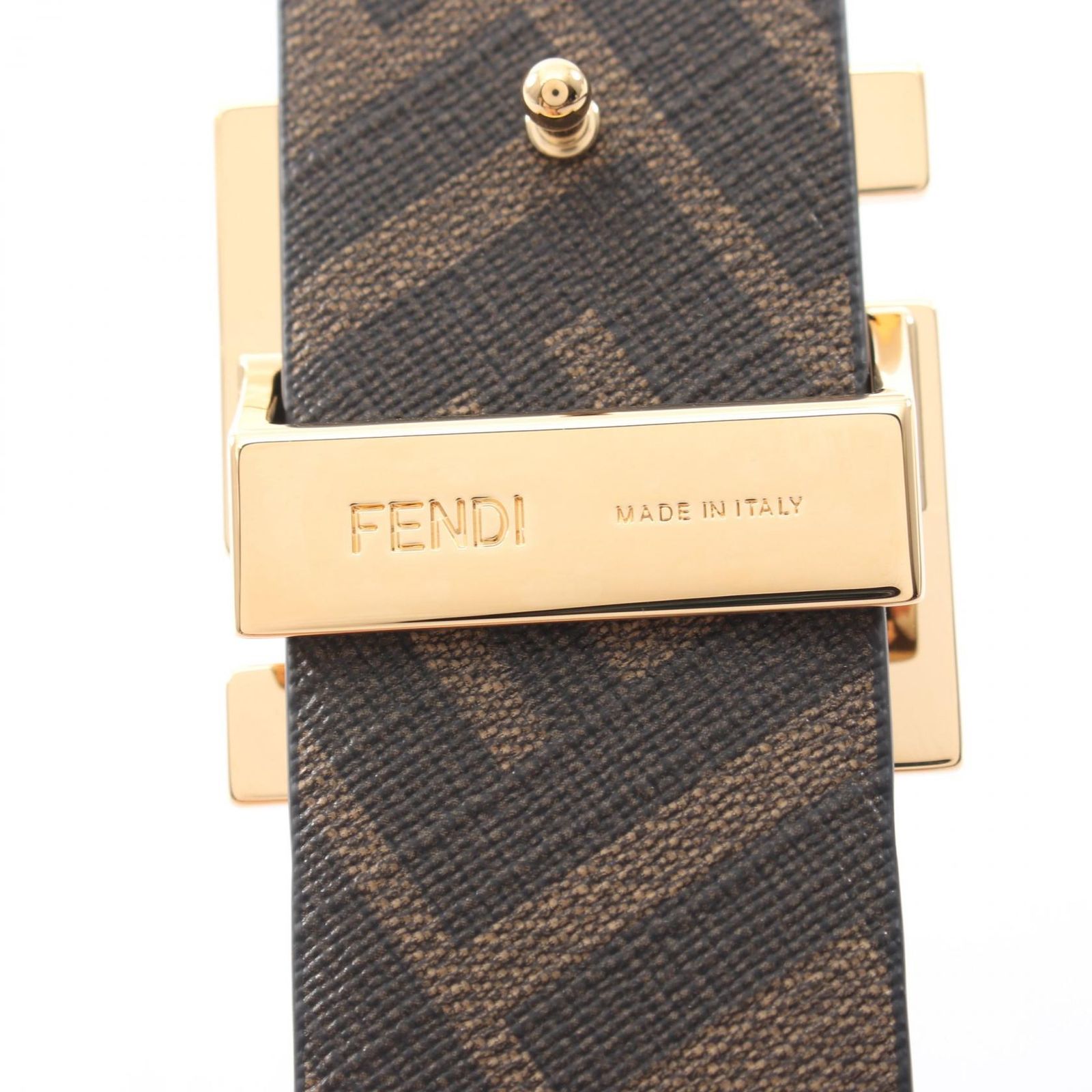 フェンディ FENDI ベルト ラウンド FFベルト ズッカ リバーシブル