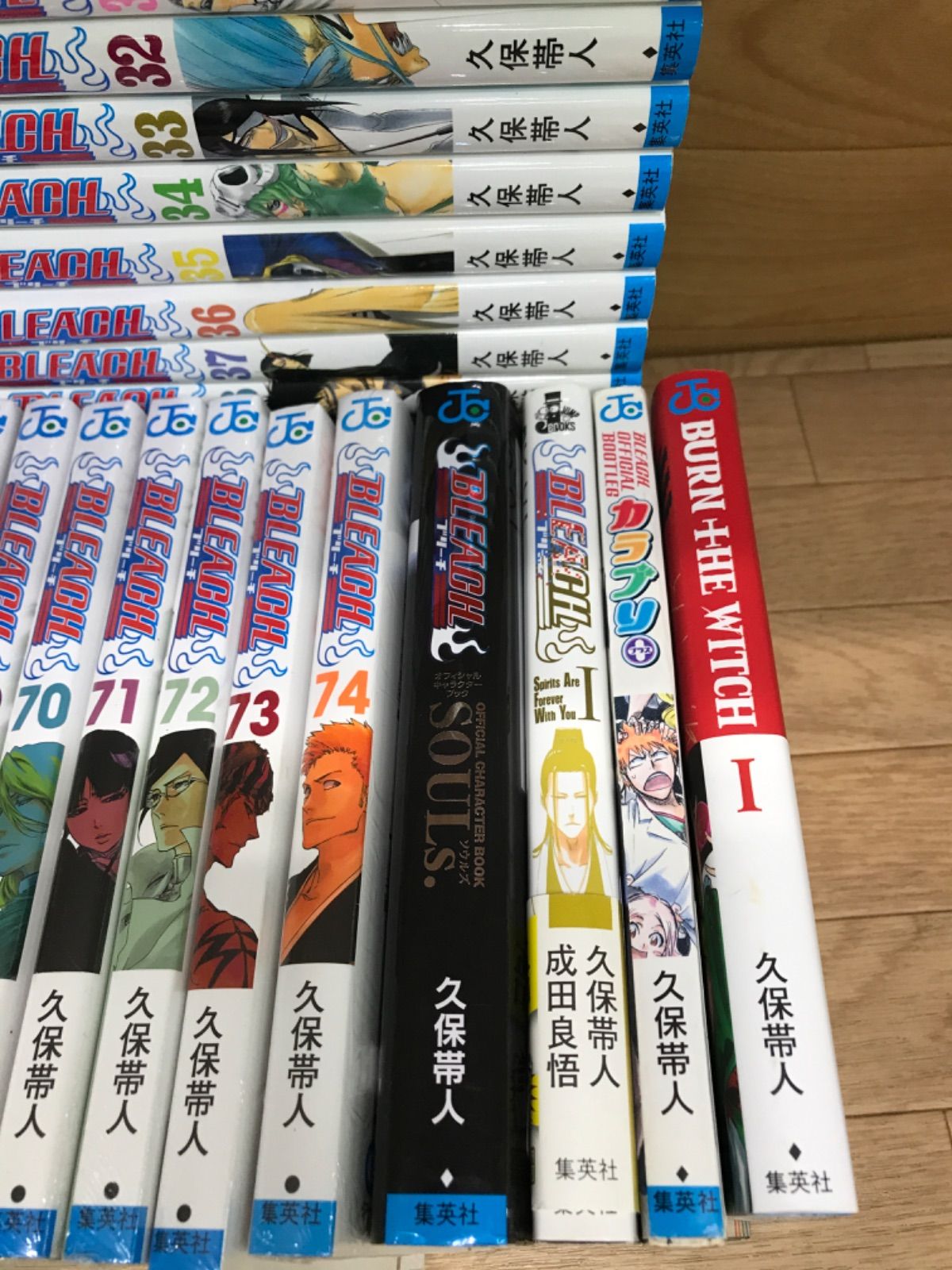☆②【未開封あり】BLEACH ブリーチ 1～74巻 全巻＋関連本3冊＋BURN