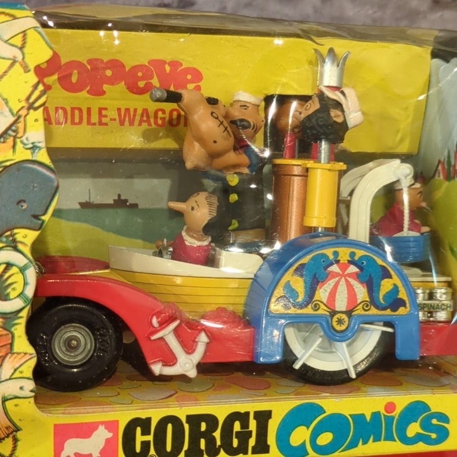 美品 CORGI COMICS コーギー・コミックス Popeye PADDLE WAGON ポパイ 