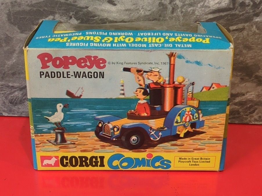 美品 CORGI COMICS コーギー・コミックス Popeye PADDLE WAGON ポパイ 