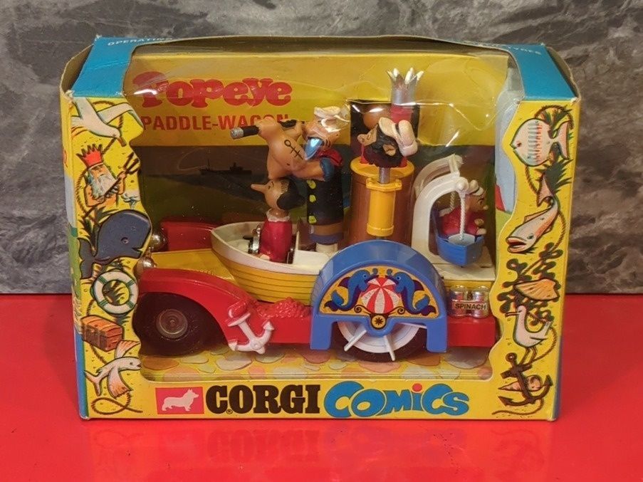 美品 CORGI COMICS コーギー・コミックス Popeye PADDLE WAGON ポパイ 