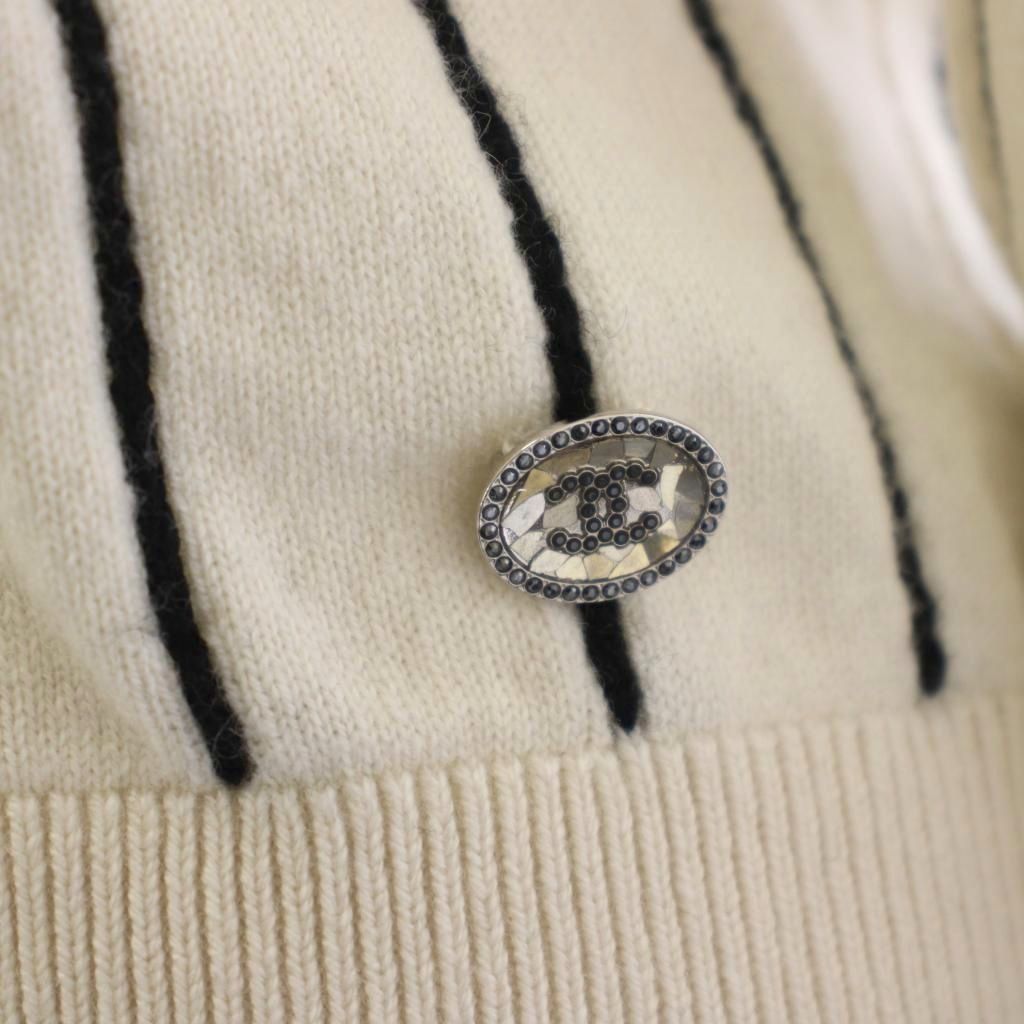 シャネル CHANEL 23SS ロゴニット セーター 長袖 ココマーク