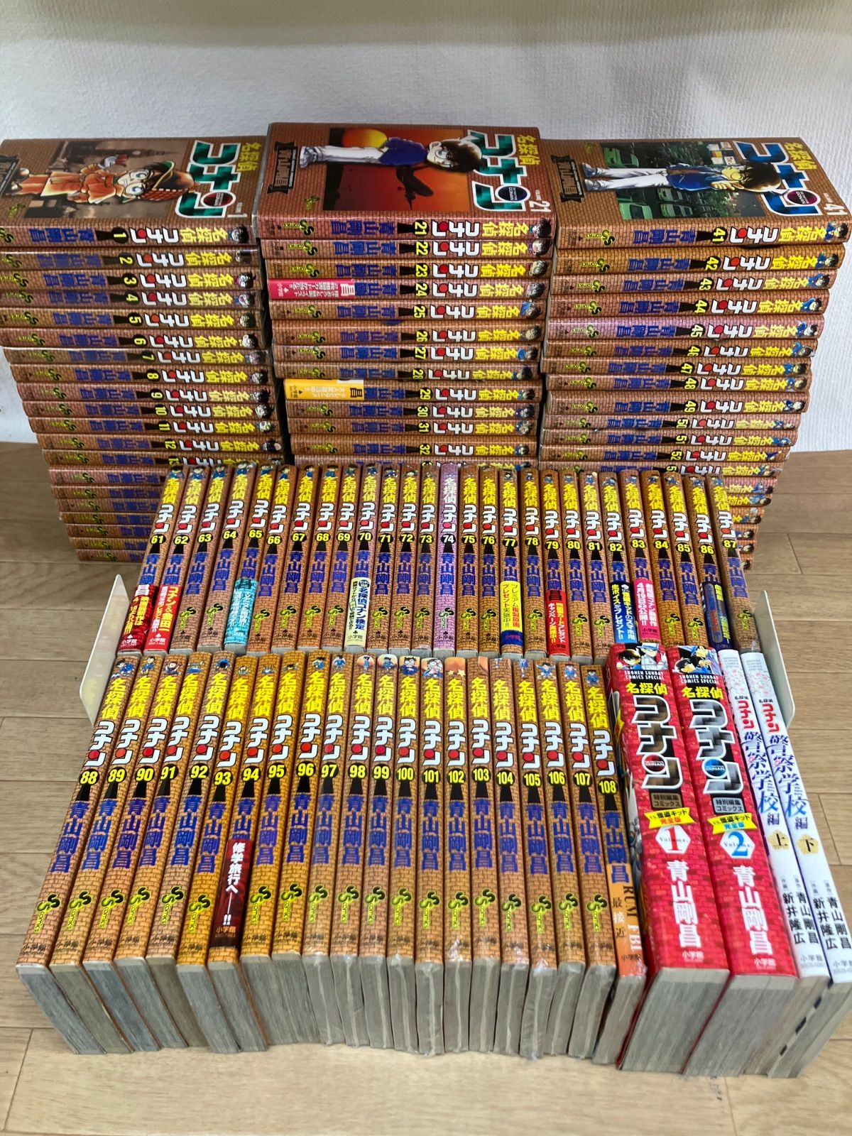 ☆①【未開封あり】名探偵コナン 1～108巻 コミック全巻・関連本4冊