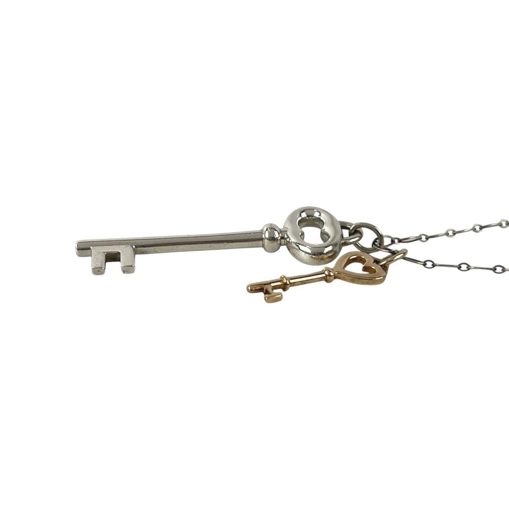 ティファニー □美品□ ハート キー ネックレス アクセサリー コンビ
