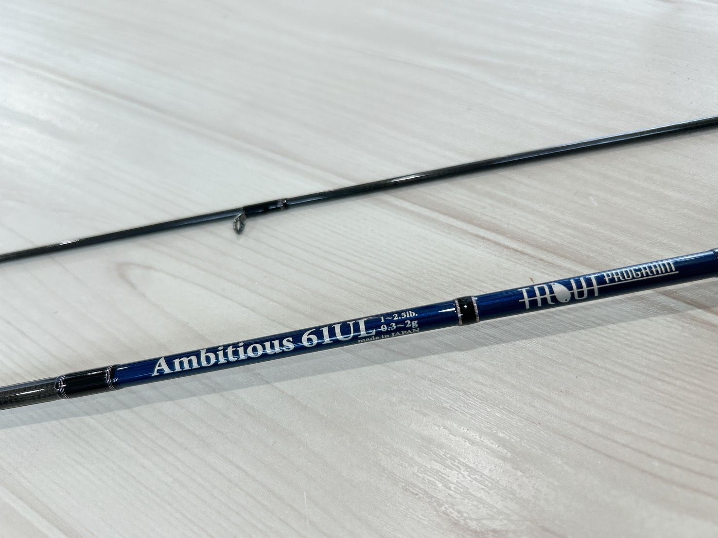 【中古品】ノリーズ　トラウトプログラム アンビシャス 61UL