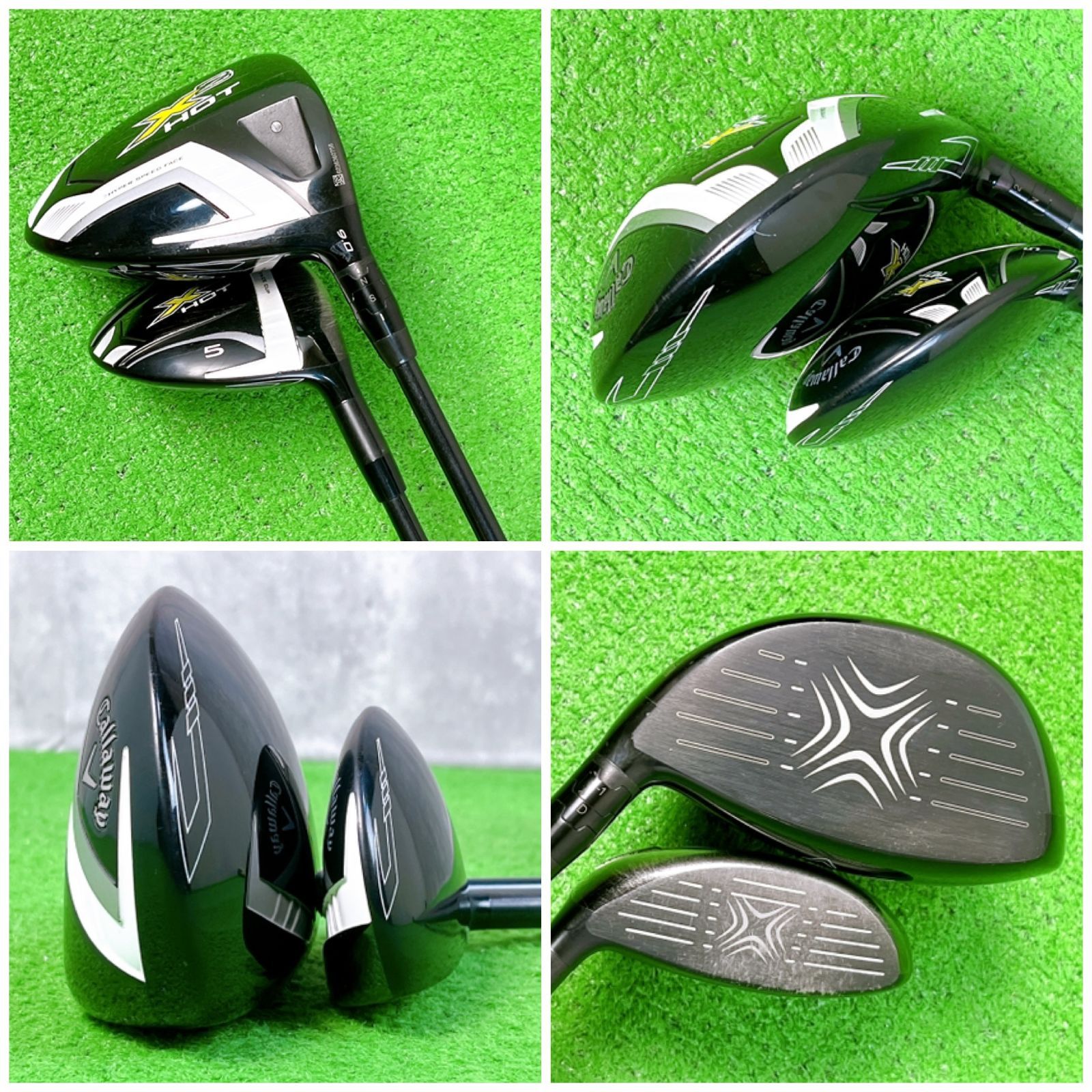 キャロウェイ X2 HOT BIG BERTHA ゴルフクラブ メンズセット 右打ち 10