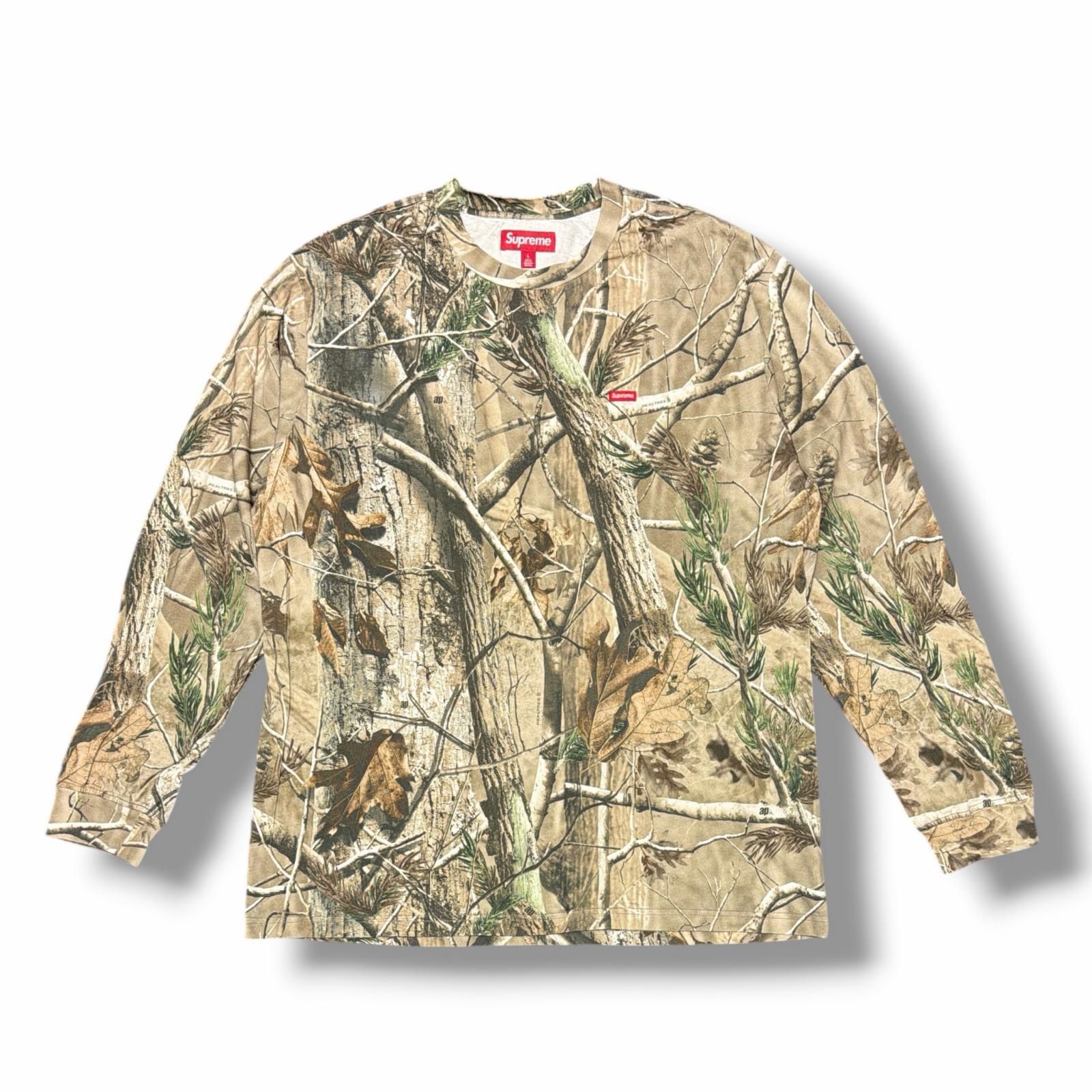 国内正規 Supreme 25SS Small Box L/S Tee Realtree AP Camo スモール