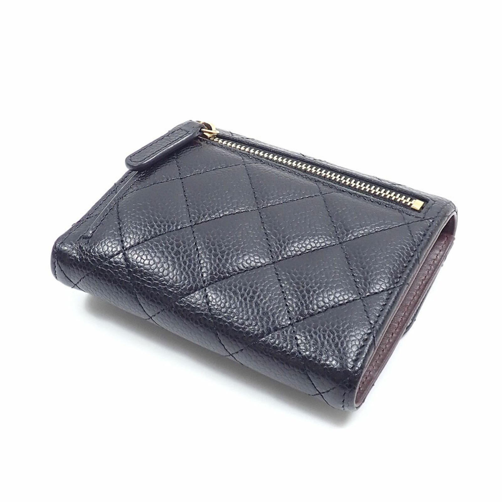 シャネル(Chanel) シャネル 三つ折り 財布 クラシックスモールフラップ 