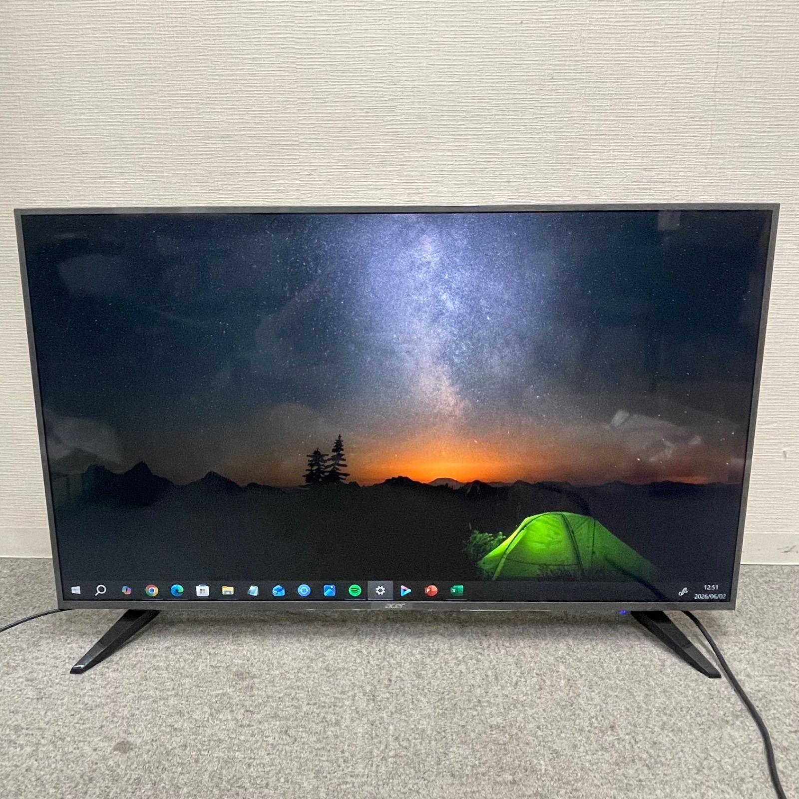acer 43インチ LCDモニター DM431K 2019年製- メルカリ
