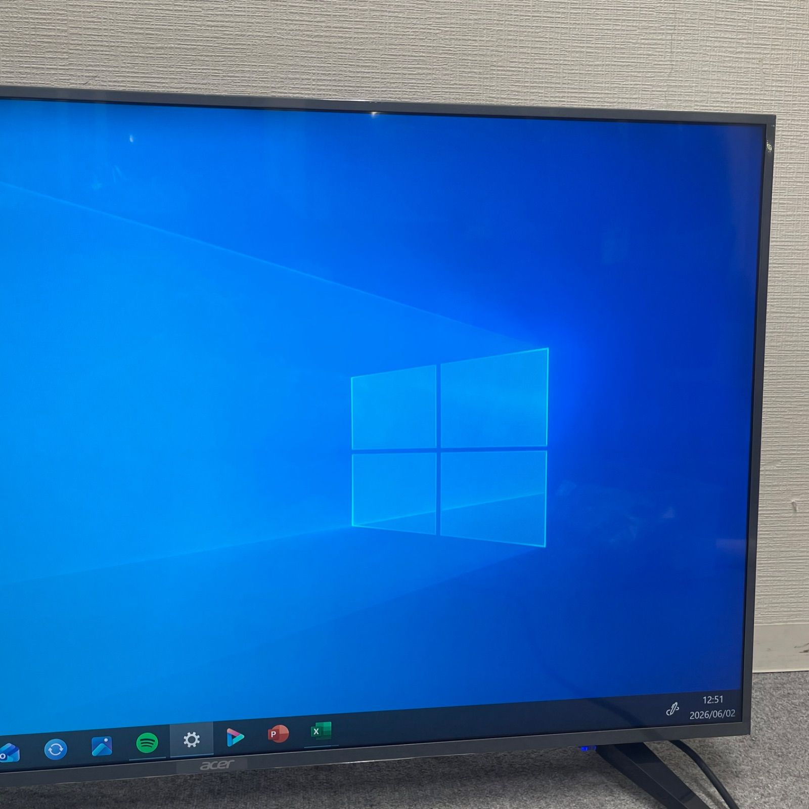 acer 43インチ LCDモニター DM431K 2019年製- メルカリ