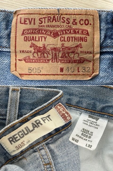 W40 まとめ売り 4本セット LEVI'S リーバイス デニムパンツ 505