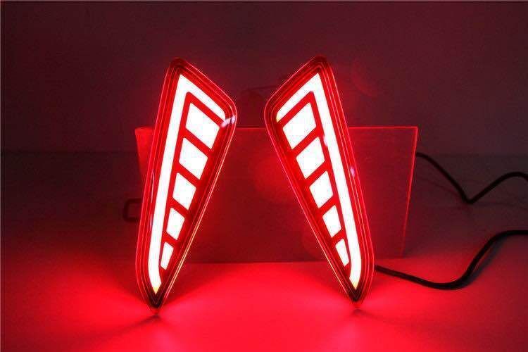 トヨタ C-HR / イゾア 専用 リアバンパーLEDランプ リフレクター デイ
