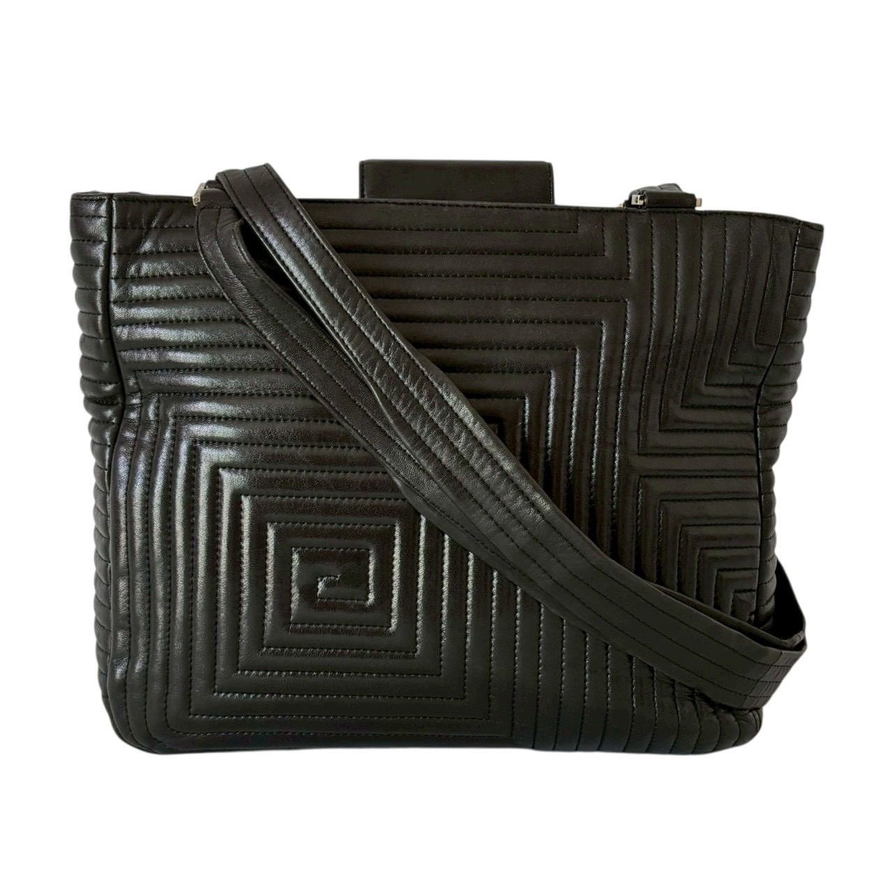 BALLY バリー レザー トートバッグ ブラック キルティング