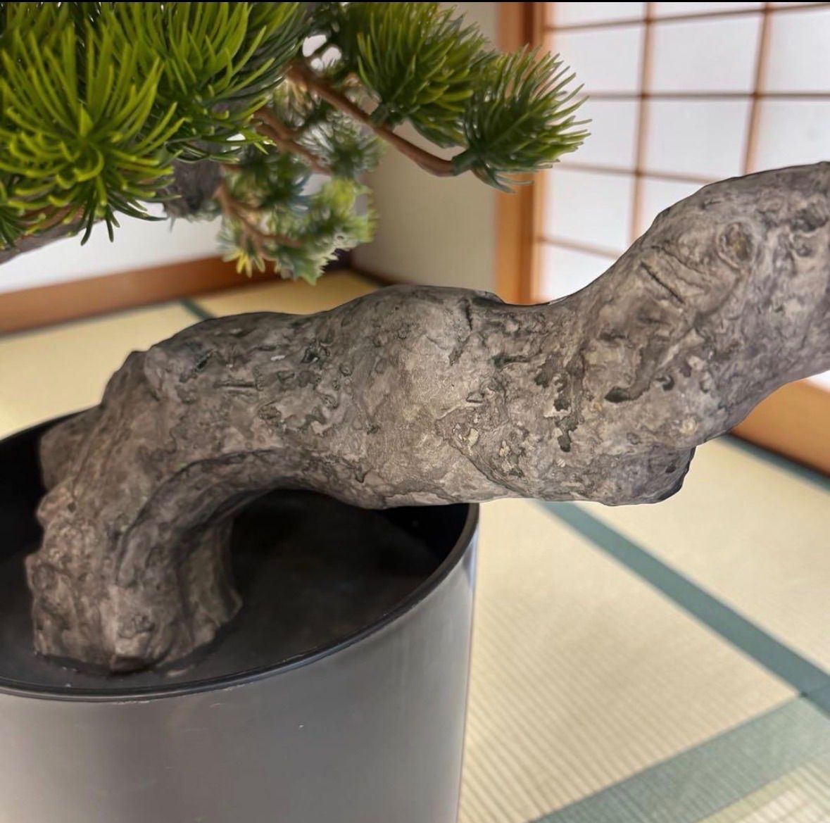 光触媒 人工観葉植物 ウォールグリーン フェイクグリーン 盆栽7376@@