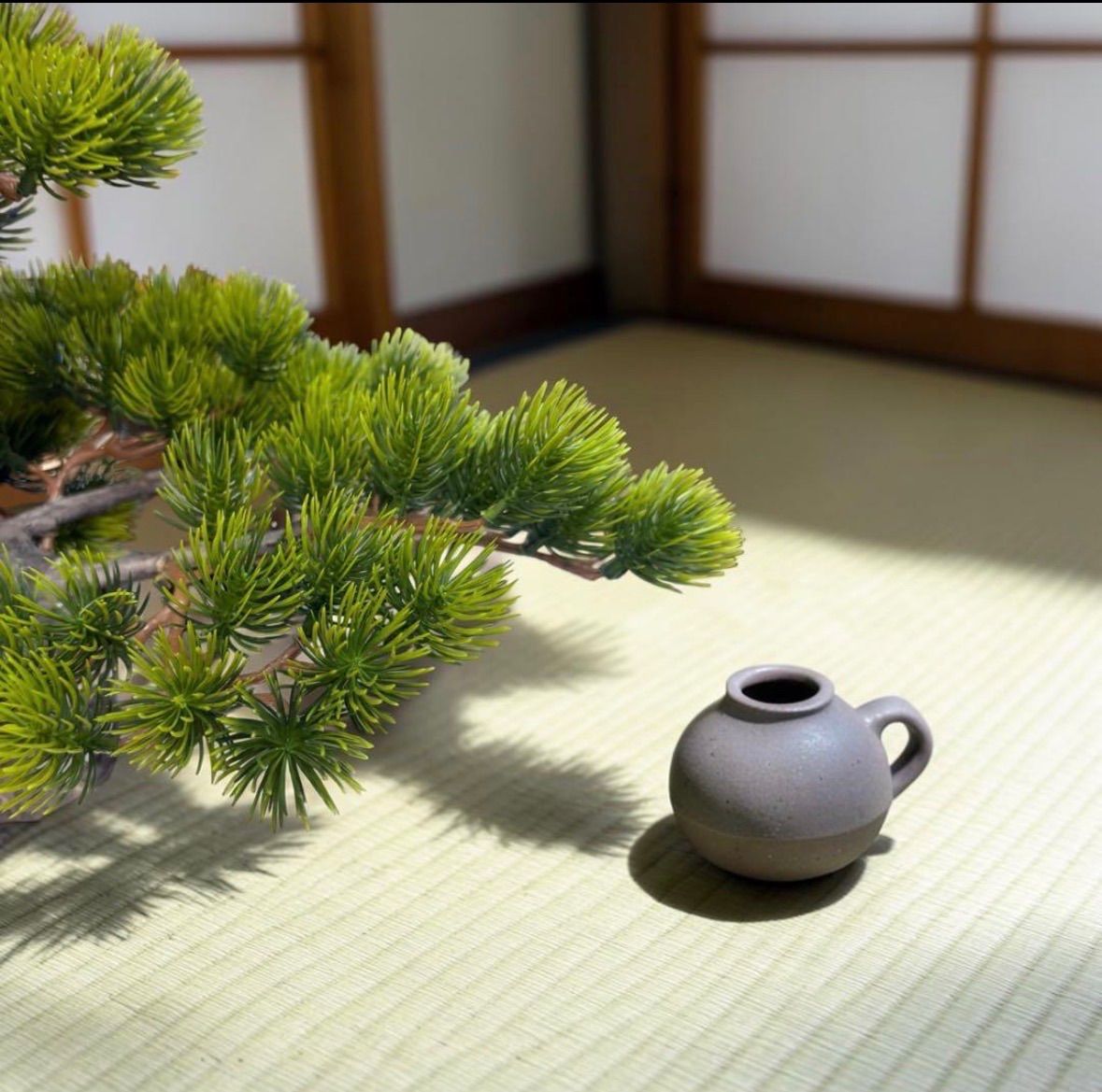 光触媒 人工観葉植物 ウォールグリーン フェイクグリーン 盆栽7376@@