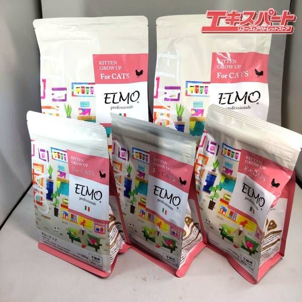 ELMO エルモ GROW UP 子猫用ドライフード 2kg×2 400g×3 5袋セット