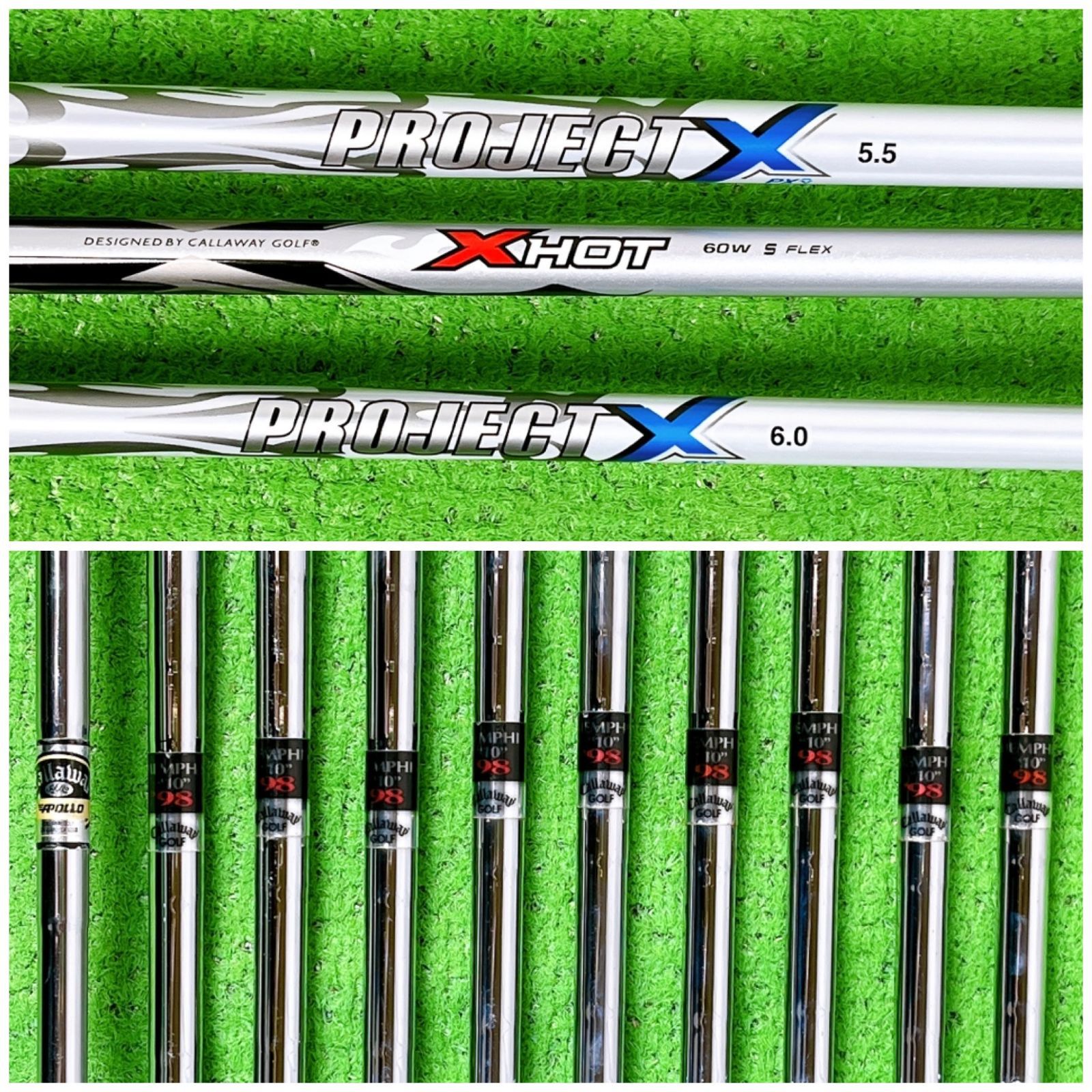 キャロウェイ X HOT BIG BERTHA X-12 ゴルフクラブ メンズセット 右 