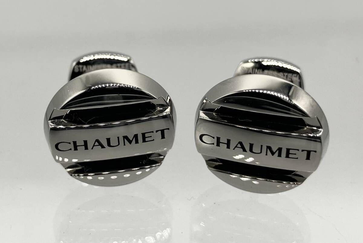 【保存箱有】CHAUMET ショーメ カフス ステンレス ブランドアクセサリー