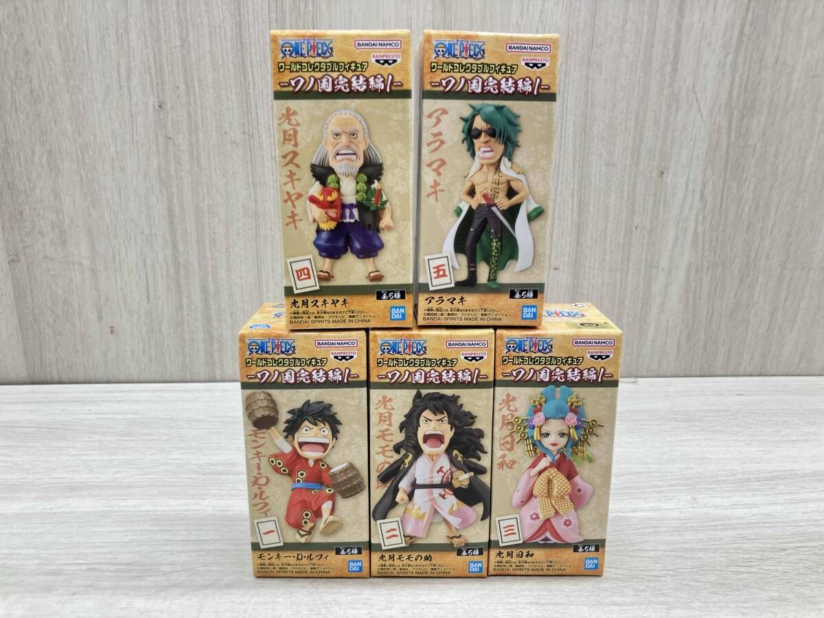 全5種セット]バンプレスト ワンピｰス ワｰルドコレクタブルフィギュア 