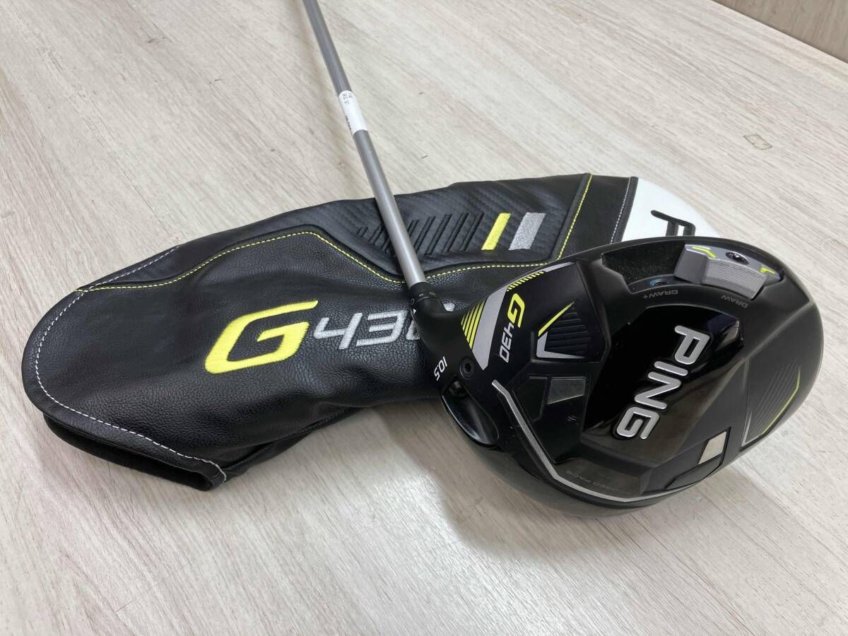 ドライバー PING G430 SFT 2022モデル ヘッドカバー付き 男性右利き用